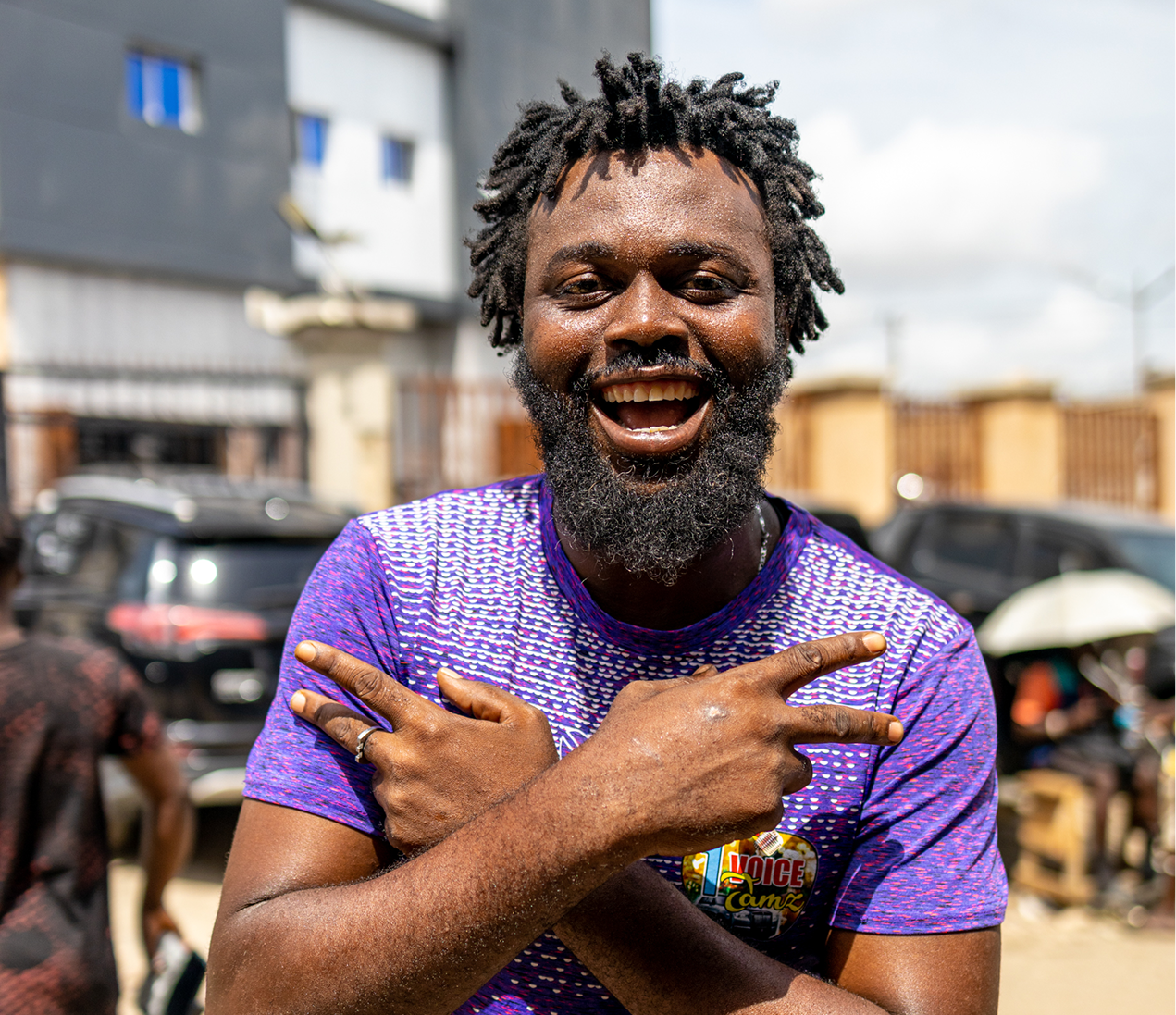 Happy business owner